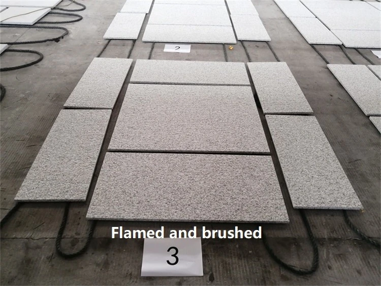 Jilin White Granite Flamed Tiles Jilin White Granite Flamed Tiles