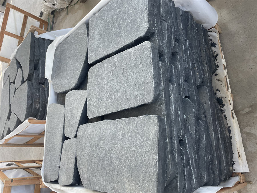 black basalt flamed finish black basalt flamed finish