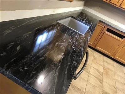 Dapur Countertops Marmar Hitam