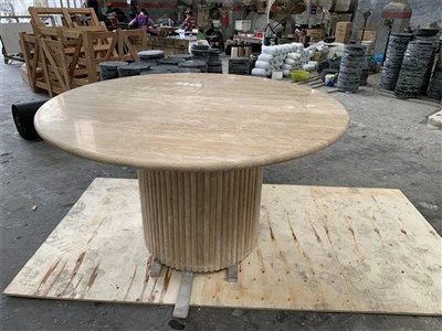 Meja Kopi Travertine