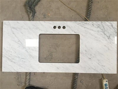 Countertop Marmar Putih Carrara Itali